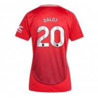 Manchester United Diogo Dalot #20 Heimtrikot Frauen 2024-25 Kurzarm